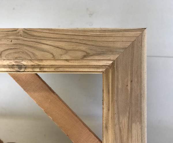 Teak wood chowkhat frame detail